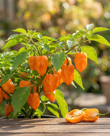 Habanero Pepper Orange (Capsicum chinense) – annual vegetable seeds from SeedsChoice