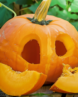 Pumpkin Jack O'lantern Seeds Cucurbita Pepo Annual Variety