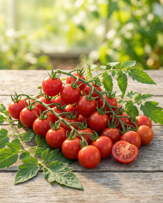 Cherry Tomato Cerise (Solanum lycopersicum) – einjährige Gemüsesamen von SeedsChoice