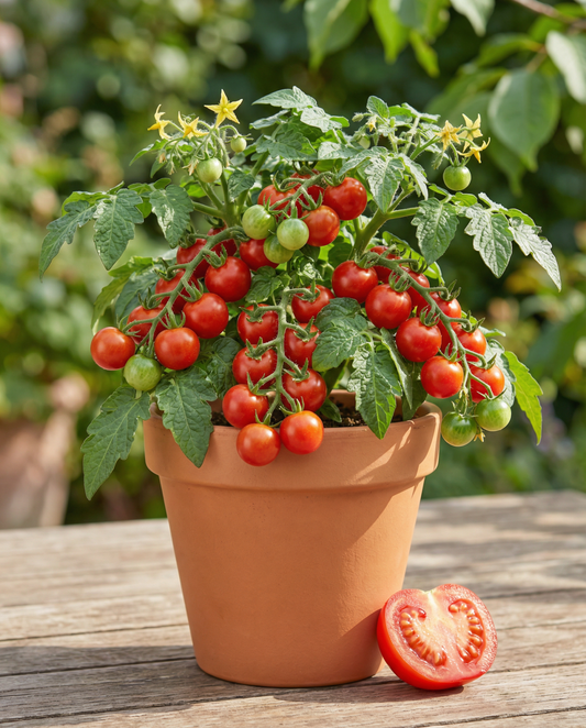 Cherrytomate Micro Pot (Solanum lycopersicum) – einjähriges Gemüse, Samen von SeedsChoice