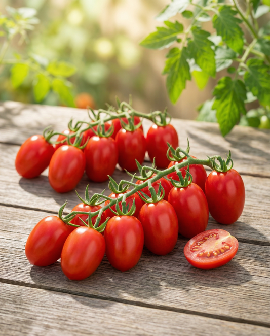 Cherrytomate Modus F1 Mini Plum (Solanum lycopersicum) – einjähriges Gemüse, Samen von SeedsChoice