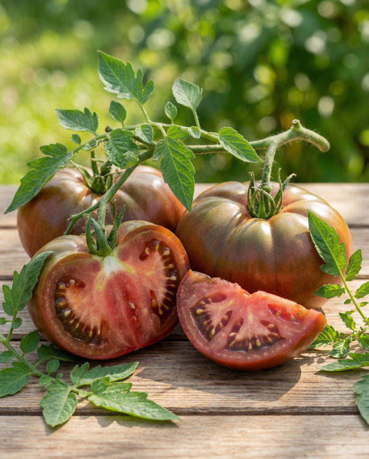 Tomato Black Krim (Solanum lycopersicum) – annual vegetable seeds from SeedsChoice
