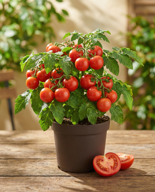 Buschtomate Maja (Solanum lycopersicum) – einjährige Gemüsesamen von SeedsChoice