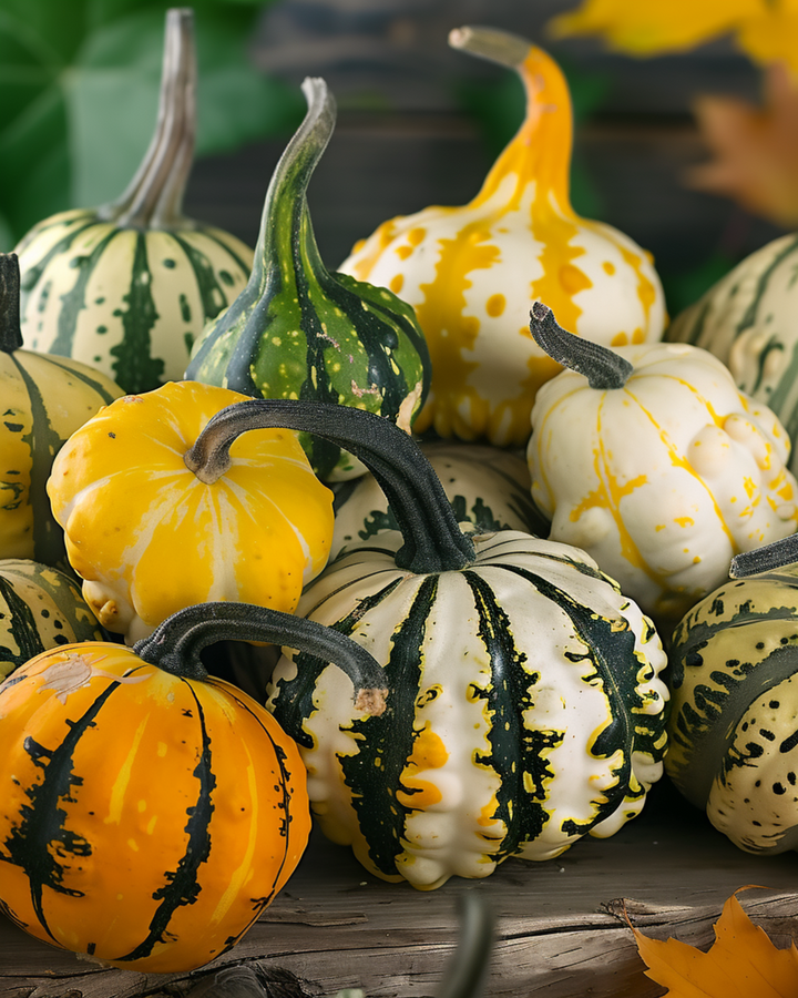 Zierkürbis Samen (Cucurbita pepo) – einjährige Sortenmischung