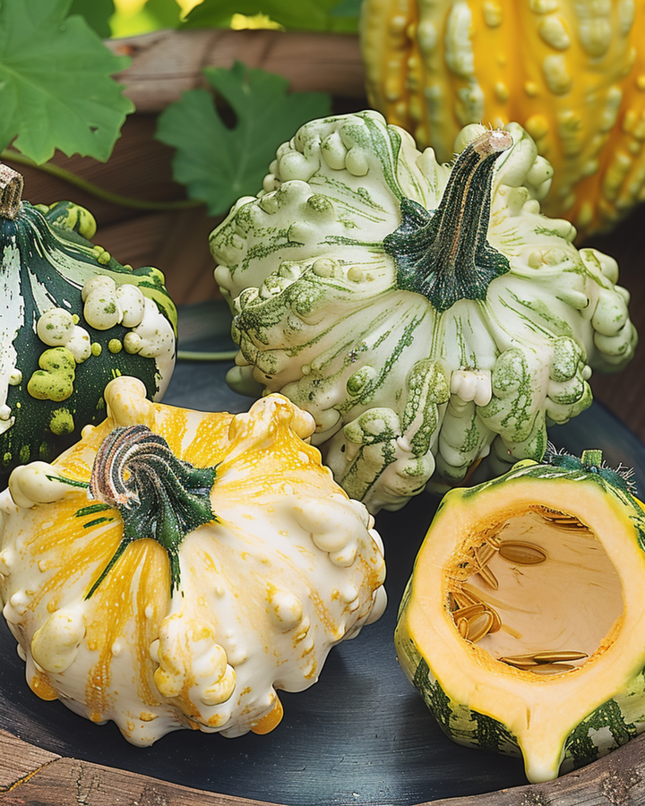 Ornamental Gourd Crown Of Thorns seeds (Cucurbita pepo) – annual