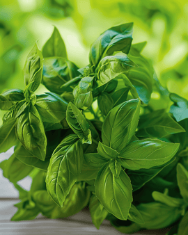 Basil Seeds Fine Leaf Ocimum Basilicum Annual Herb