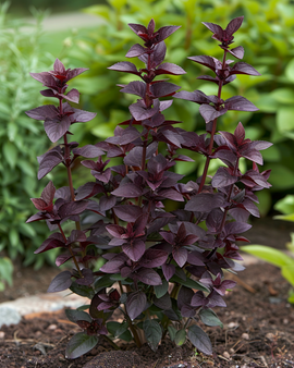 Basil Dark Opal Seeds Ocimum Basilicum Annual Herb