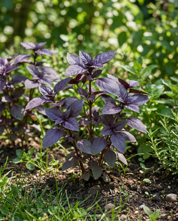 Basil Dark Opal (Ocimum basilicum) – einjährige Kräutersamen von SeedsChoice