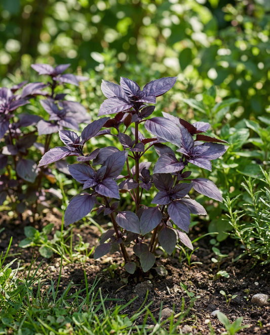 Basil Dark Opal (Ocimum basilicum) – einjährige Kräutersamen von SeedsChoice