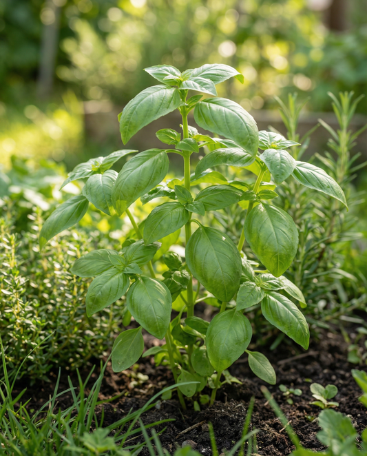 Basilikum Large Leaved (Ocimum basilicum) – einjährige Samen von SeedsChoice