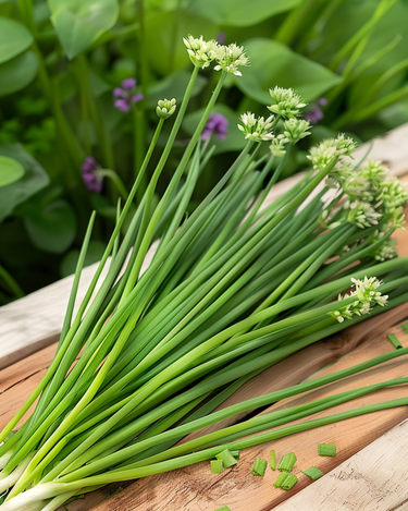 Knoblauch-Schnittlauch Samen (Allium tuberosum) – mehrjähriges Kraut