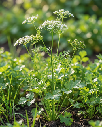 Koriander Large Seeded (Coriandrum sativum) – einjährige Kräutersamen von SeedsChoice