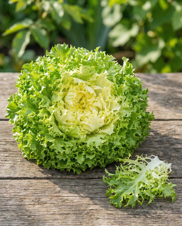 Curled Endive White (Cichorium endivia) – annual vegetable seeds from SeedsChoice