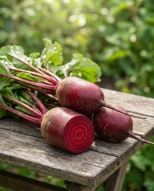 Rote Bete Cylindra (Beta vulgaris) – einjährige Gemüsesamen von SeedsChoice
