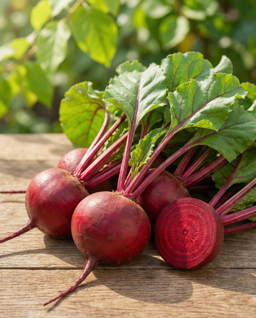 Rote Bete Egyptian Flat Round (Beta vulgaris) – einjährige Gemüsesamen von SeedsChoice