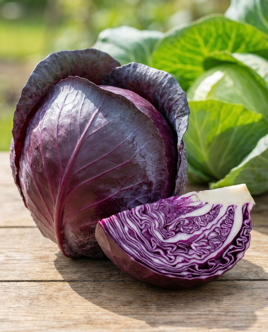 Red Cabbage Langedijker Bewaar 2 (Brassica oleracea) – annual vegetable seeds from SeedsChoice