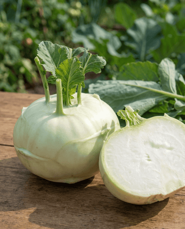 Kohlrabi Lanro (Brassica oleracea) – annual vegetable seeds from SeedsChoice