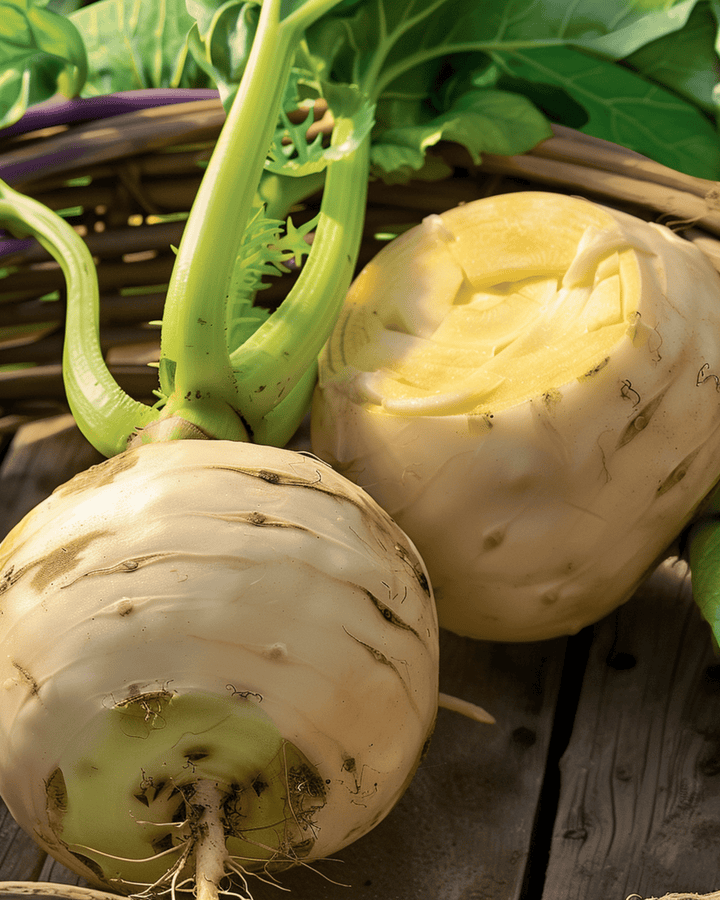 Steckrübe Champion Purple Top Samen (Brassica napus) – einjähriges Gemüse