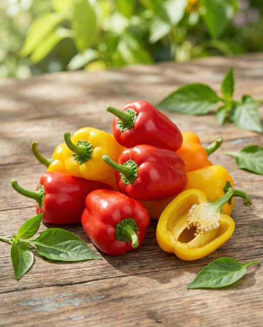 Baby Sweet Pepper Tinkerbell Mix (Capsicum annuum) – einjährige Gemüsesamen von SeedsChoice