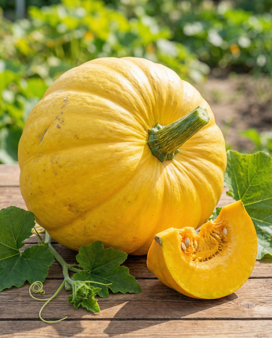 Pumpkin Yellow (Cucurbita maxima) – annual vegetable seeds from SeedsChoice