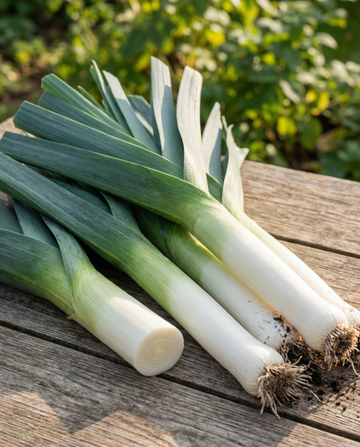 Leek Herfstreuzen 3 Elephant (Allium porrum) – annual vegetable seeds from SeedsChoice