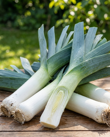 Leek Bluegreen Winter (Allium porrum) – annual vegetable seeds from SeedsChoice