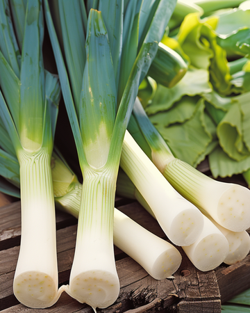 Porree Bluegreen Winter Hiverbleu Kältehart Samen (Allium porrum) – einjähriges Gemüse