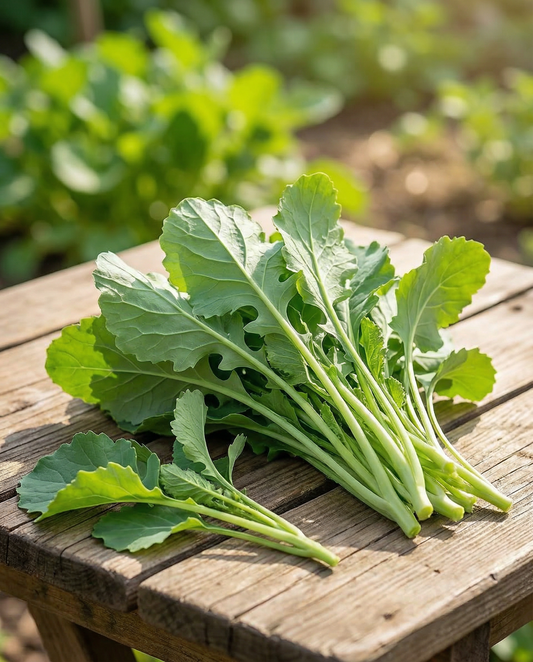 Turnip Leaves (Brassica rapa) – annual vegetable seeds from SeedsChoice