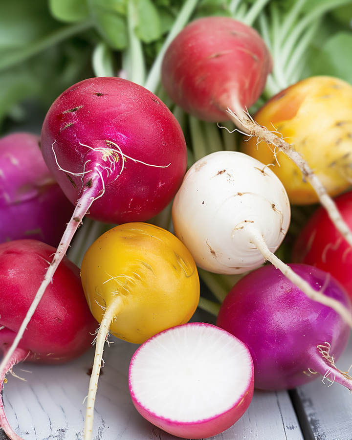 Radieschen Round Mixture Samen (Raphanus sativus) – einjähriges Gemüse