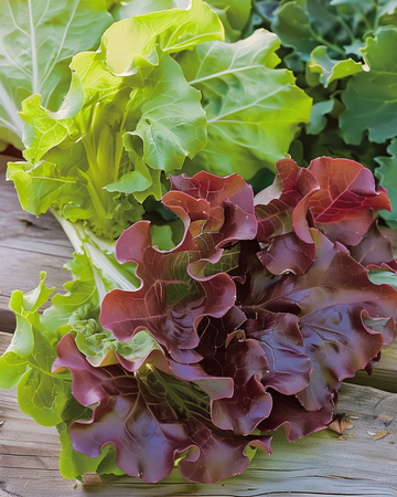 Schnittsalat Red Salad Bowl Samen (Lactuca sativa) – einjähriges Gemüse