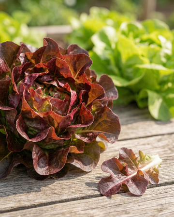 Schnittsalat Red Salad Bowl (Lactuca sativa) – einjährige Gemüsesamen von SeedsChoice