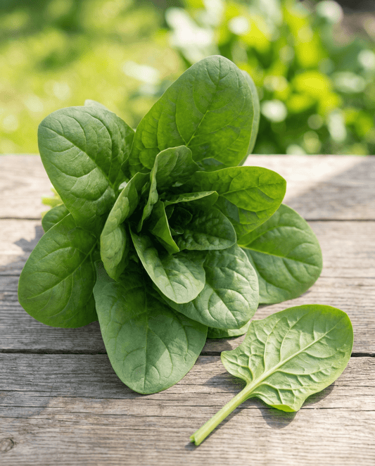 Spinach Amsterdam Large Leaved (Spinacia oleracea) – annual vegetable seeds from SeedsChoice