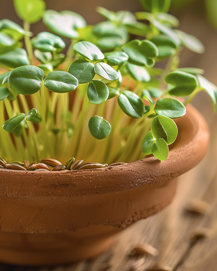 Einfache Kresse Samen (Lepidium sativum) – einjähriges Gemüse