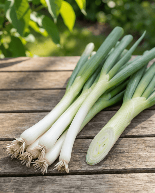 Frühlingszwiebel Ishikura (Allium fistulosum) – einjährige Gemüsesamen von SeedsChoice