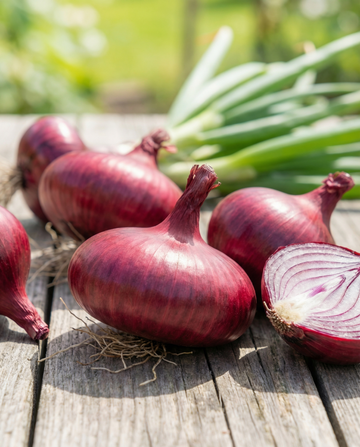 Onion Noordhollandse Bloedrode (Allium cepa) – annual vegetable seeds from SeedsChoice