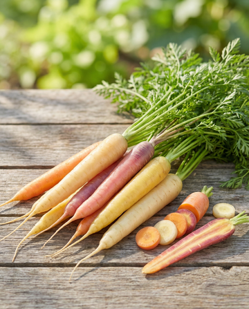 Karotte Rainbow Mix F1 (Daucus carota) – einjährige Gemüsesamen von SeedsChoice