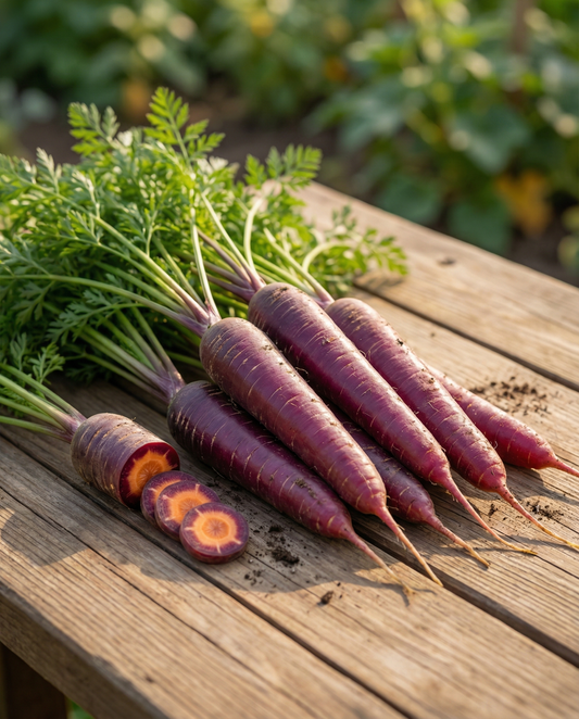 Sommer-Karotte Purple Sun F1 (Daucus carota) – einjährige Gemüsesamen von SeedsChoice