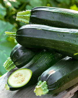 Sommerkürbissamen Black Beauty Cucurbita Pepo einjährig