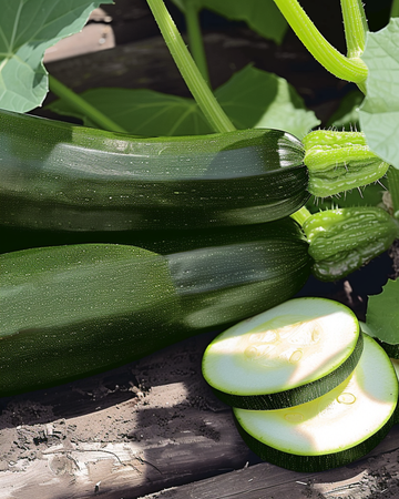 Black Forest F1 Courgette Climbing seeds (Cucurbita pepo) – annual climber