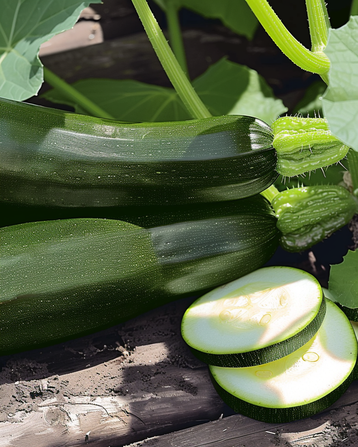 Black Forest F1 Klettergemüse Zucchini Samen (Cucurbita pepo) – einjährige Kletterpflanze