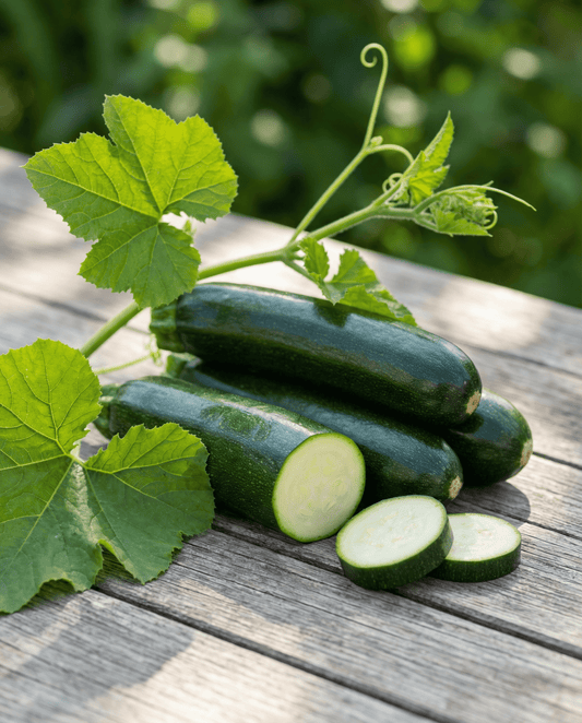 Black Forest F1 Klettergemüse Zucchini (Cucurbita pepo) – einjährige Kletterpflanze Samen von SeedsChoice