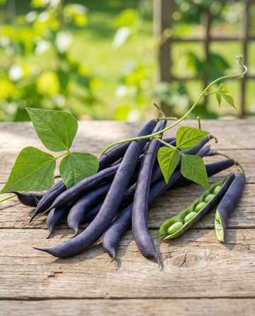 Pole Bean Blauhilde (Phaseolus vulgaris) – annual vegetable seeds from SeedsChoice