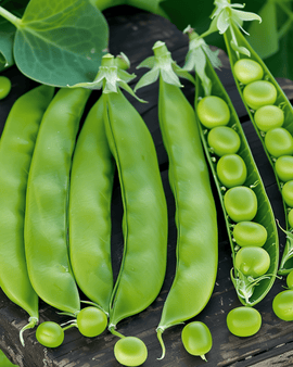 Erbsensamen Marktveroveraar Pisum Sativum einjährige Sorte