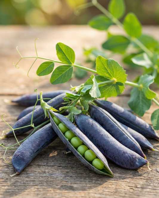 Pea Ezethas Krombek Blue Podded (Pisum sativum) – annual vegetable seeds from SeedsChoice