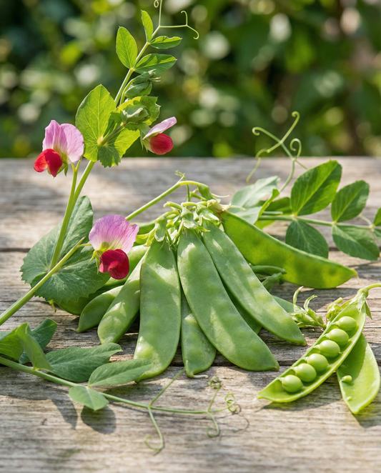 Sugar Peas Grijze Roodbloeiende (Pisum sativum) – annual vegetable seeds from SeedsChoice