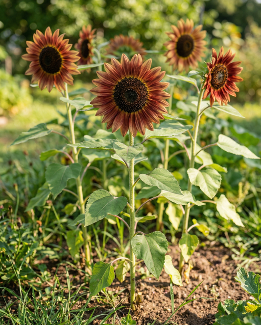 Sonnenblume Sunset Mixed (Helianthus annuus) – einjährige Blumensamen von SeedsChoice