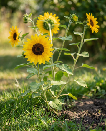 Sonnenblume Henri Wilde (Helianthus annuus) – einjährige Blumensamen von SeedsChoice