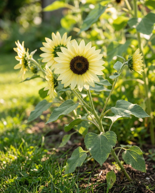 Sonnenblume Moonwalker (Helianthus annuus) – einjährige Blumensamen von SeedsChoice