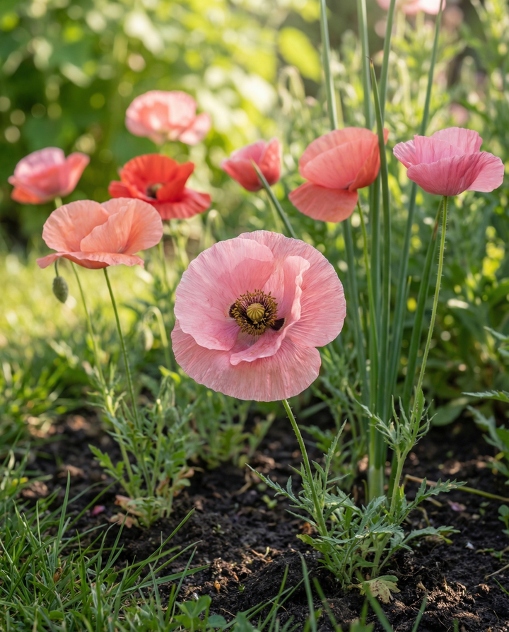 Shirley Poppy Mixed Colours 75cm seeds (Papaver rhoeas) – annual flower