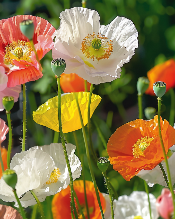 Iceland Poppy Mix seeds (Papaver nudicaule) – biennial flower